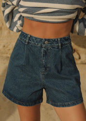 Capri Denim Shorts