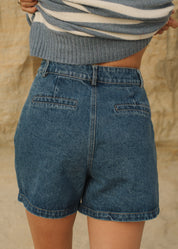 Capri Denim Shorts