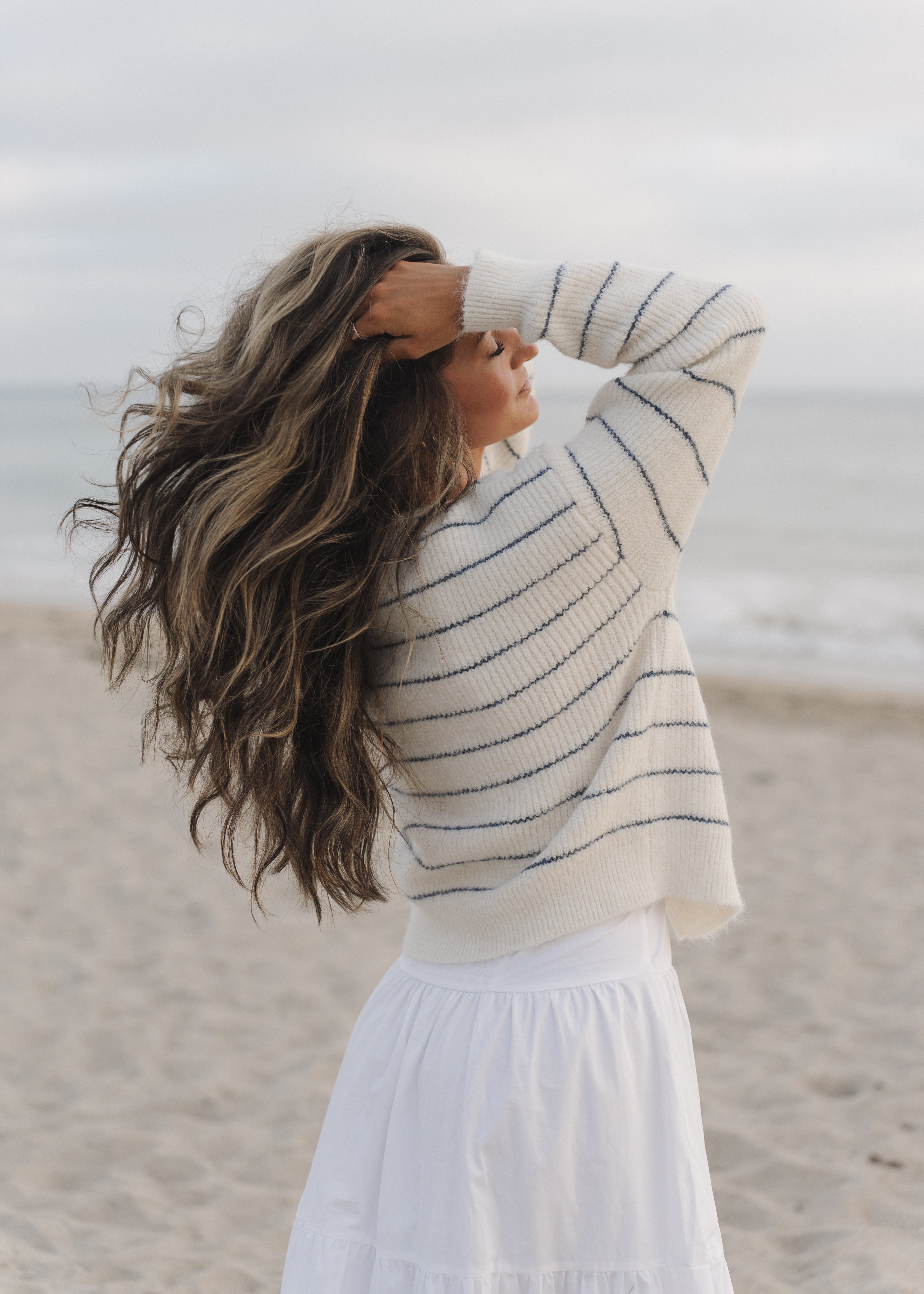 Jordanna Striped Cardigan