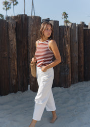 Anchor Drop Striped Tank